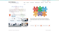 Desktop Screenshot of kcmehta.com
